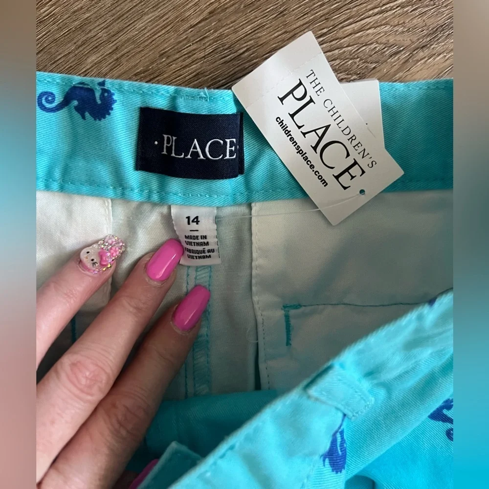 The Children's Place Turquoise Seahorse Shorts